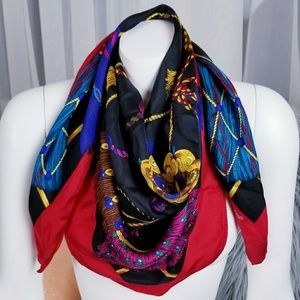 Beautiful Echo vibrant color tassel scarf